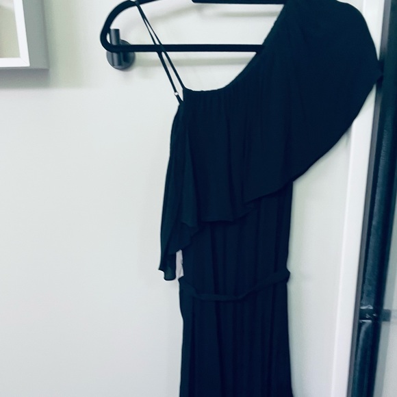 BCBG One Shoulder Cotton Gauze Maxi - Picture 1 of 5
